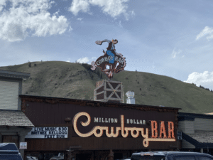 Cowboy Bar in Jackson, WY